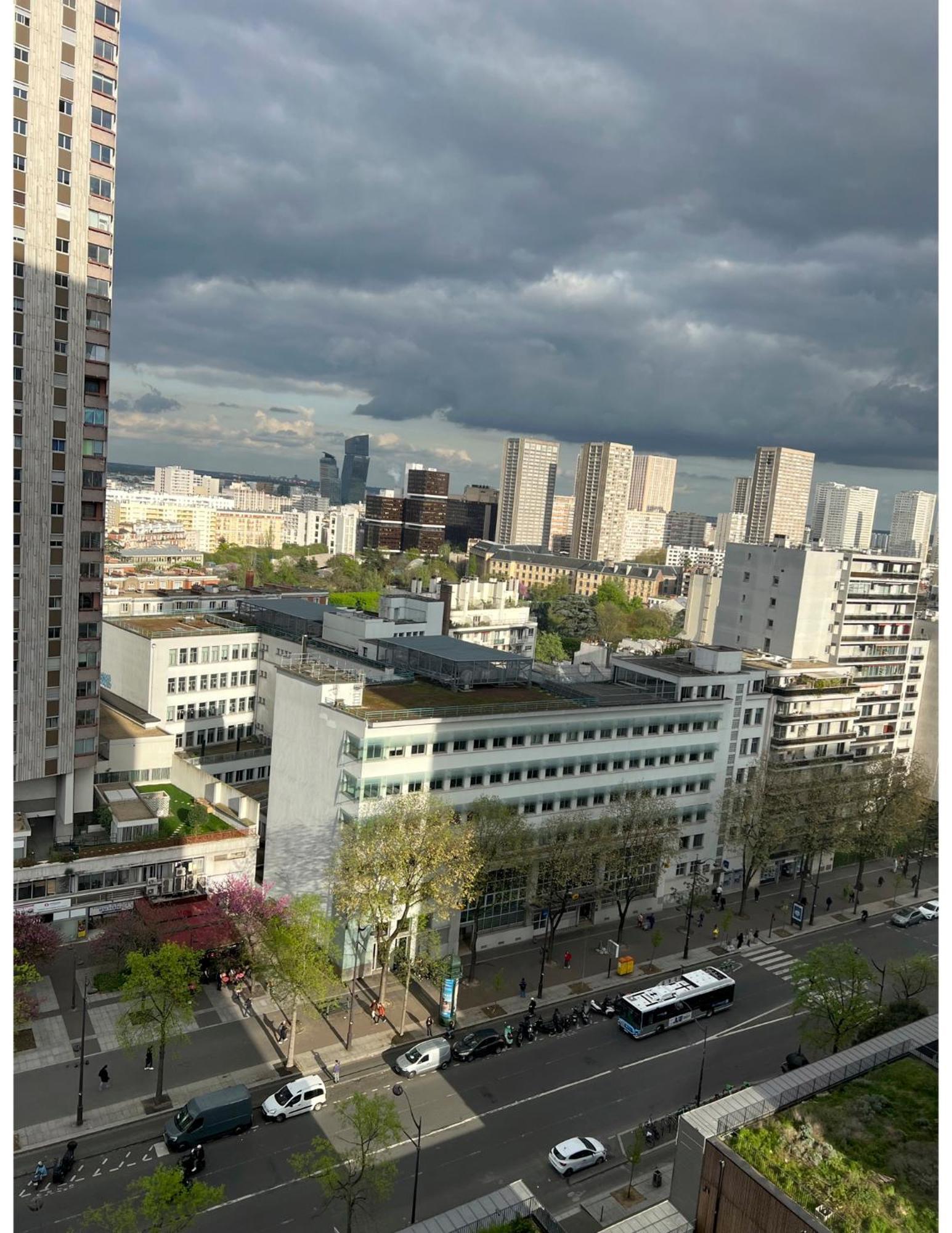 Chic 2 Rooms Paris13 With View Exterior photo